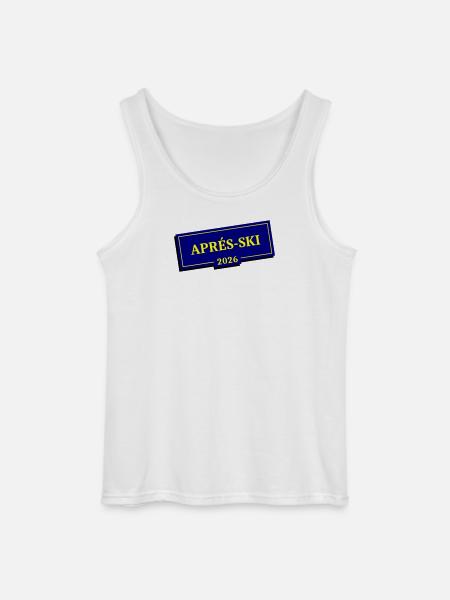 Après-ski 2026 - Gildan Men’s Tank Top - white