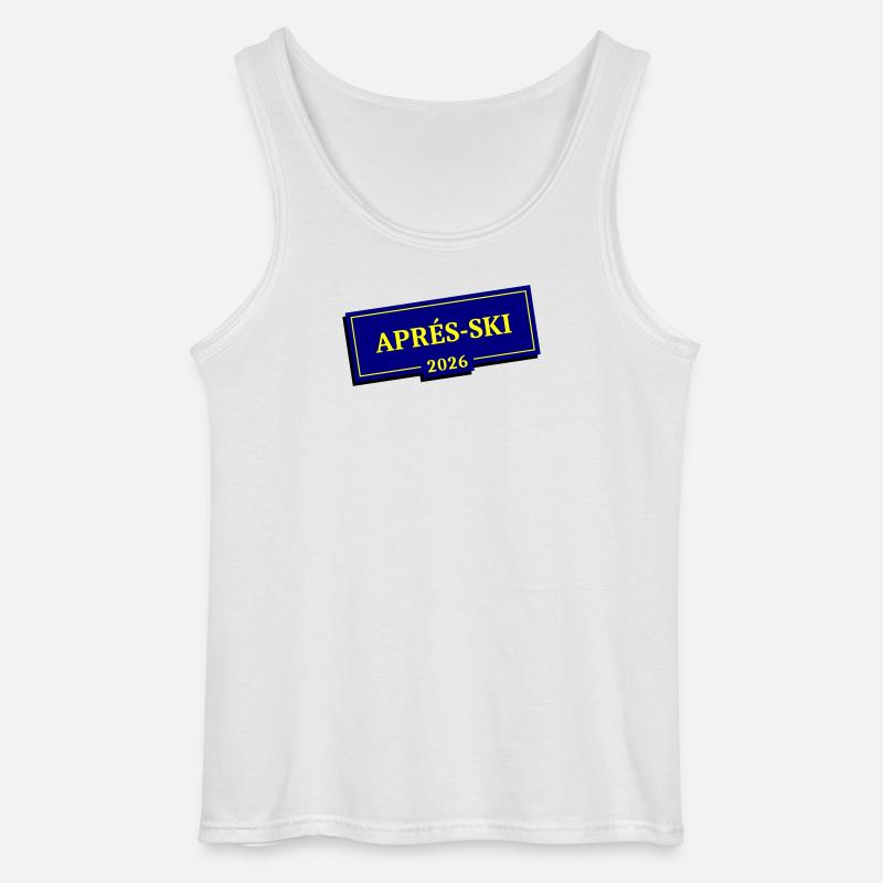 Apres Ski 2026 - Gildan Männer Tank Top - Weiß