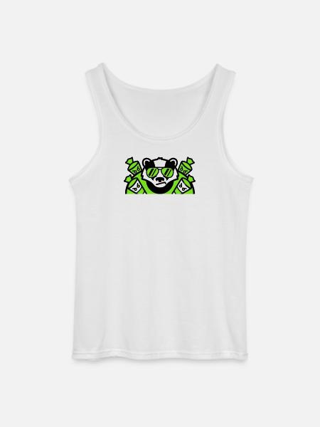 Badger Sugar Cones Logo - Gildan Men’s Tank Top - white