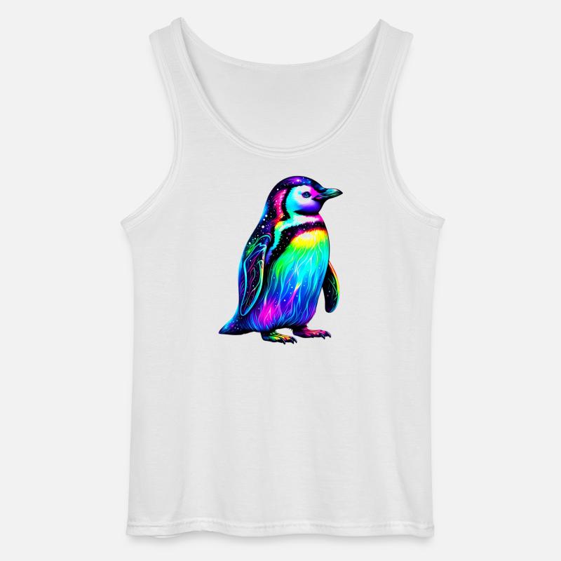 Pinguin - Gildan Männer Tank Top - Weiß