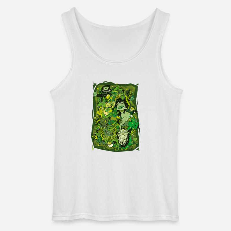 lsd_absinth - Gildan Männer Tank Top - Weiß