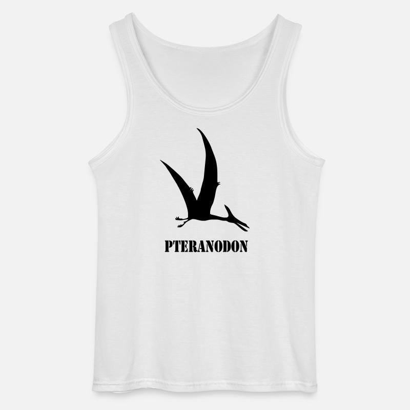 pteranodon - Gildan Men’s Tank Top - white
