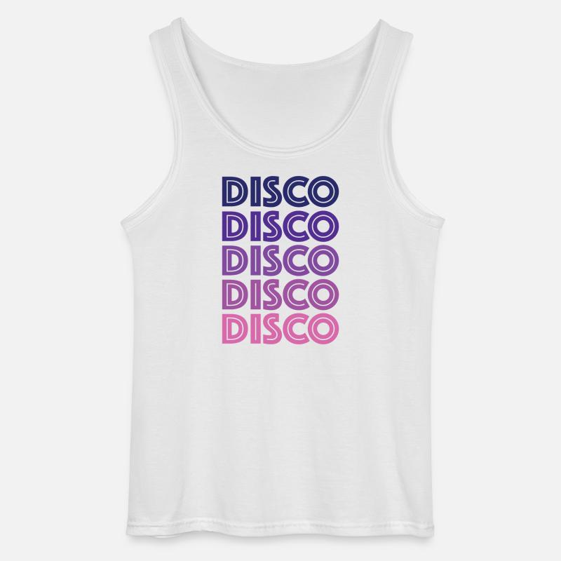 Disco Disco Disco - Gildan Männer Tank Top - Weiß