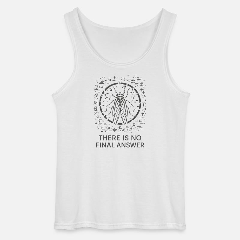 Cicada Infinite Cipher - Gildan Männer Tank Top - Weiß