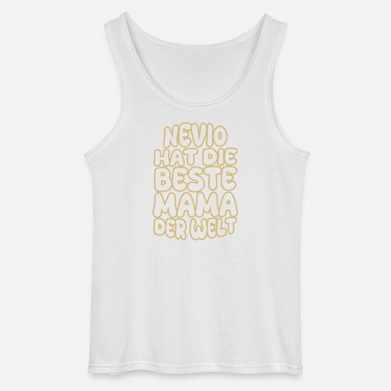 Mama Nevio - Gildan Männer Tank Top - Weiß