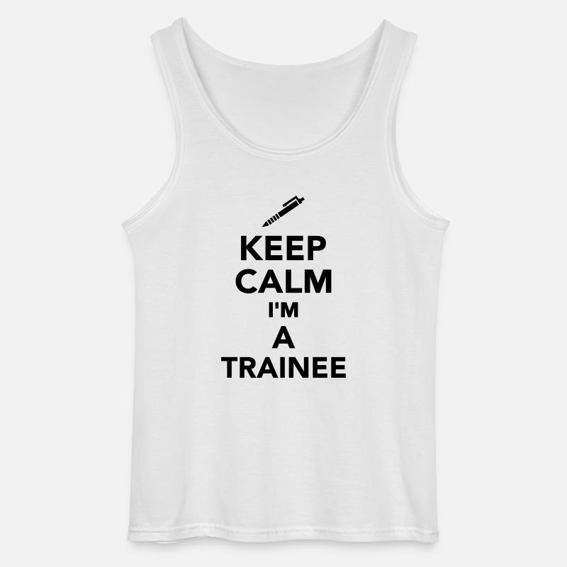 Trainee - Gildan Männer Tank Top - Weiß