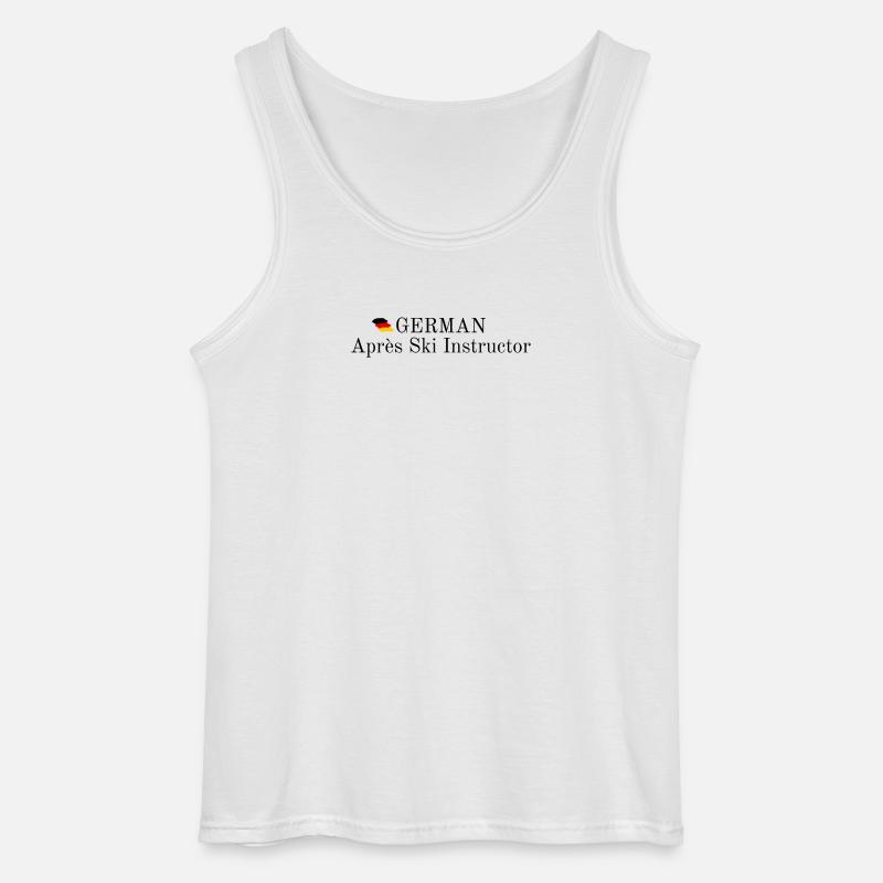 German Apres Ski Instructor - Gildan Männer Tank Top - Weiß