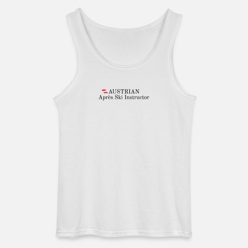 Austrian Apres Ski Instructor - Gildan Männer Tank Top - Weiß