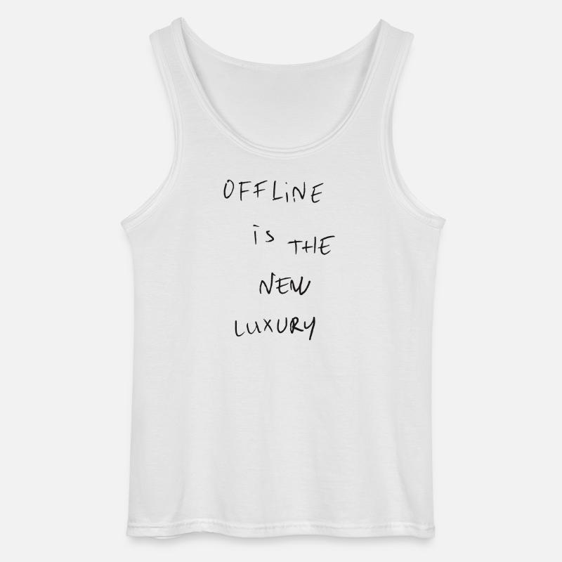 Offline - Gildan Men’s Tank Top - white