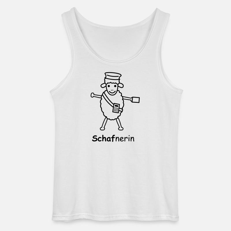 TIB_Schaf-nerin - Gildan Männer Tank Top - Weiß