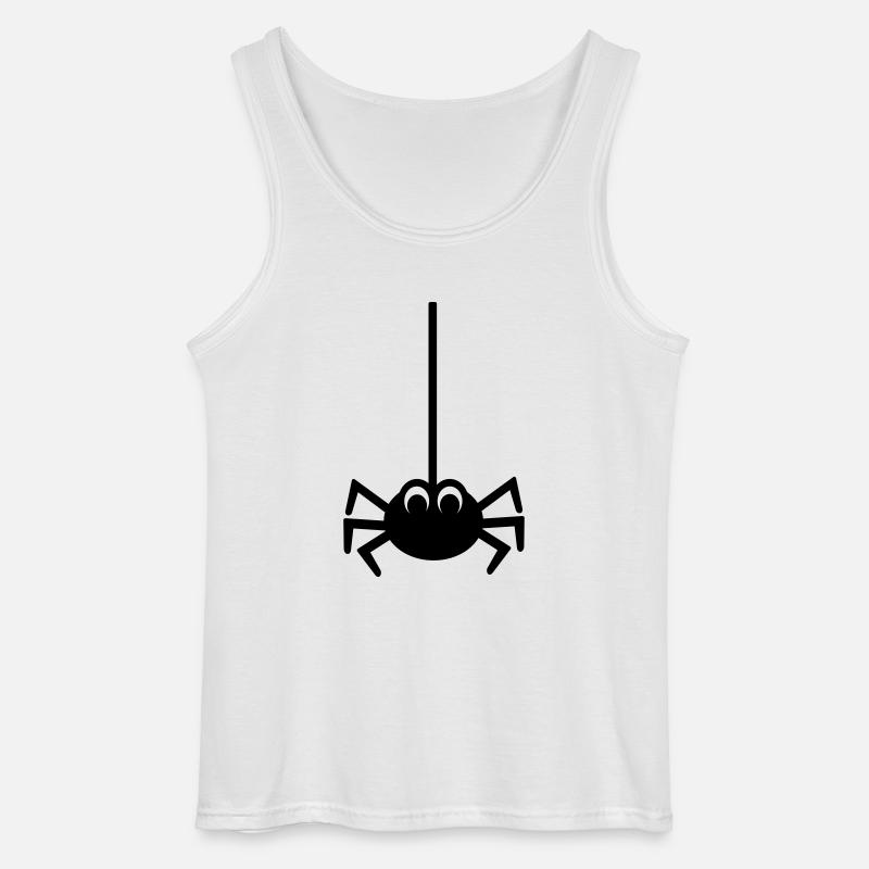 Spinne - Gildan Männer Tank Top - Weiß