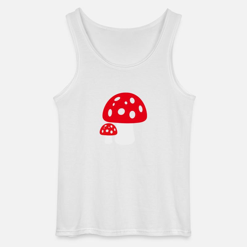 Toadstool - Gildan Men’s Tank Top - white