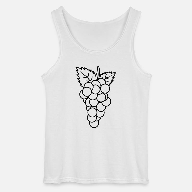 Grapes fruit fruit - Gildan Men’s Tank Top - white