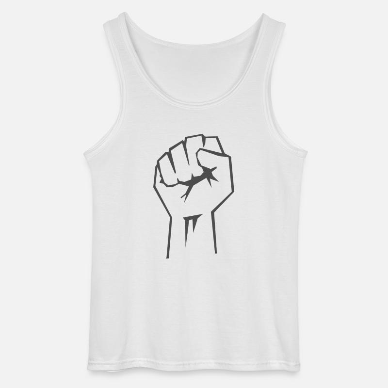 Faust 1 - Gildan Männer Tank Top - Weiß