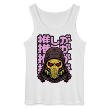 FACE THE STORM! - Gildan Männer Tank Top - Weiß - Vorne - AI Model Male 185 dark (185cm)