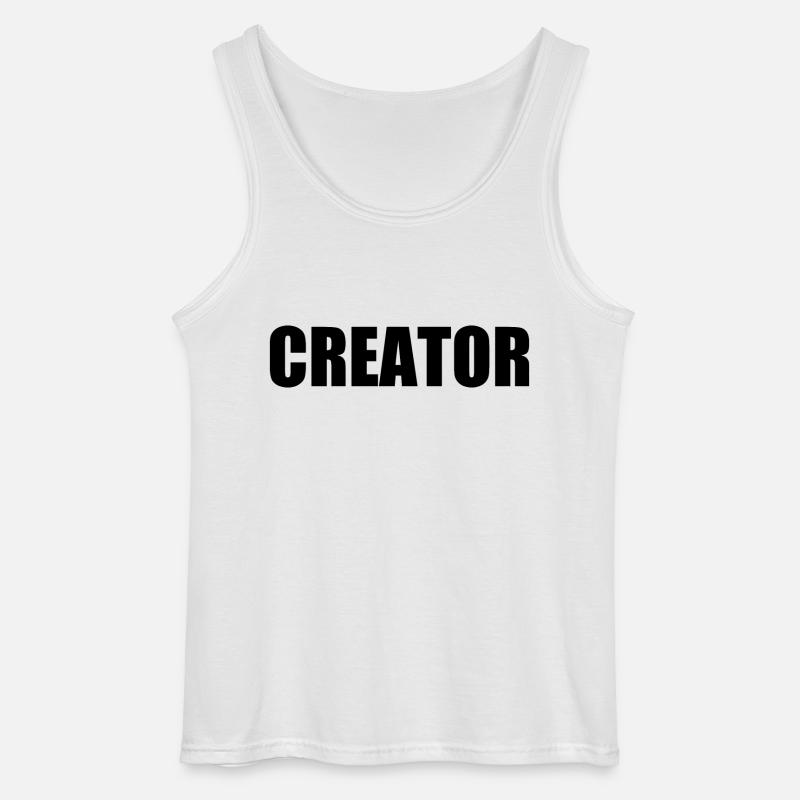 Creator - Gildan Männer Tank Top - Weiß