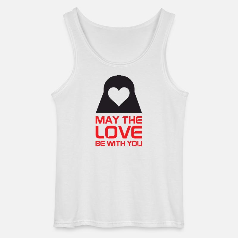 Möge die Liebe mit dir sein - Gildan Männer Tank Top - Weiß