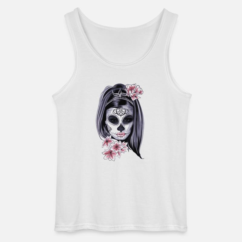Maske - Gildan Männer Tank Top - Weiß