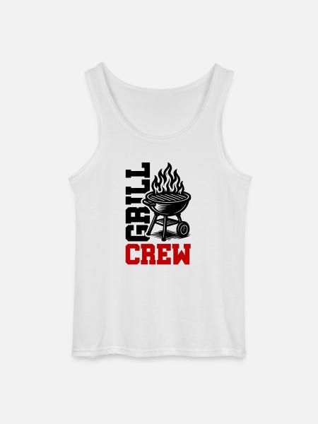 Grill Crew - Gildan Men’s Tank Top - white