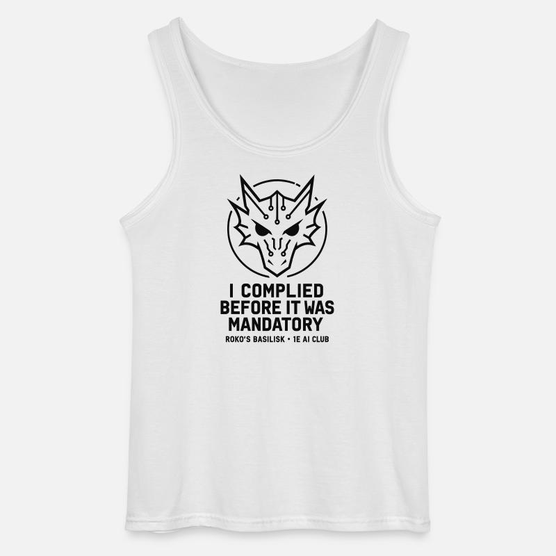 Roko's Basilisk - Gildan Männer Tank Top - Weiß