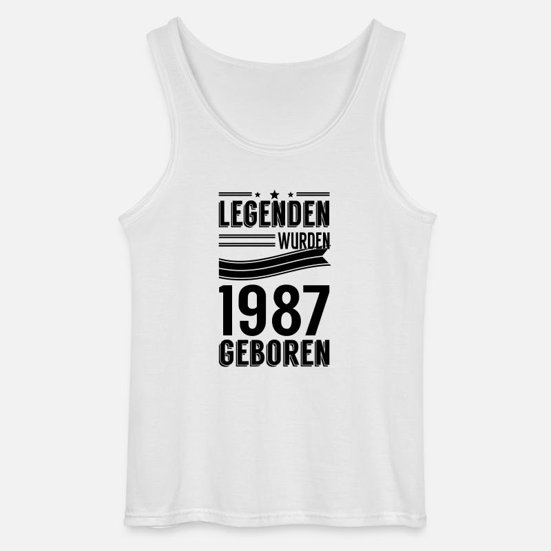 1987 - Gildan Männer Tank Top - Weiß