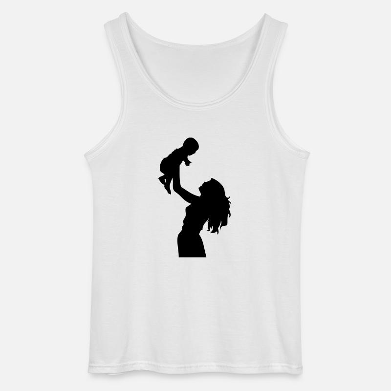 Mutter - Gildan Männer Tank Top - Weiß