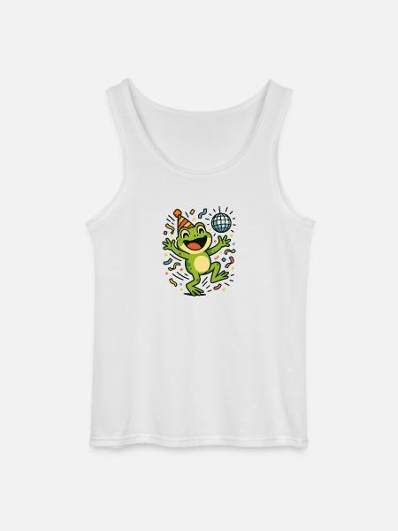 Party Frog - Gildan Men’s Tank Top - white
