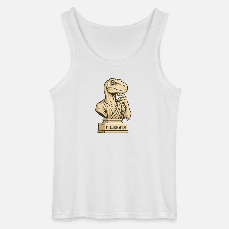 Philosoraptor - Débardeur Gildan Homme - blanc