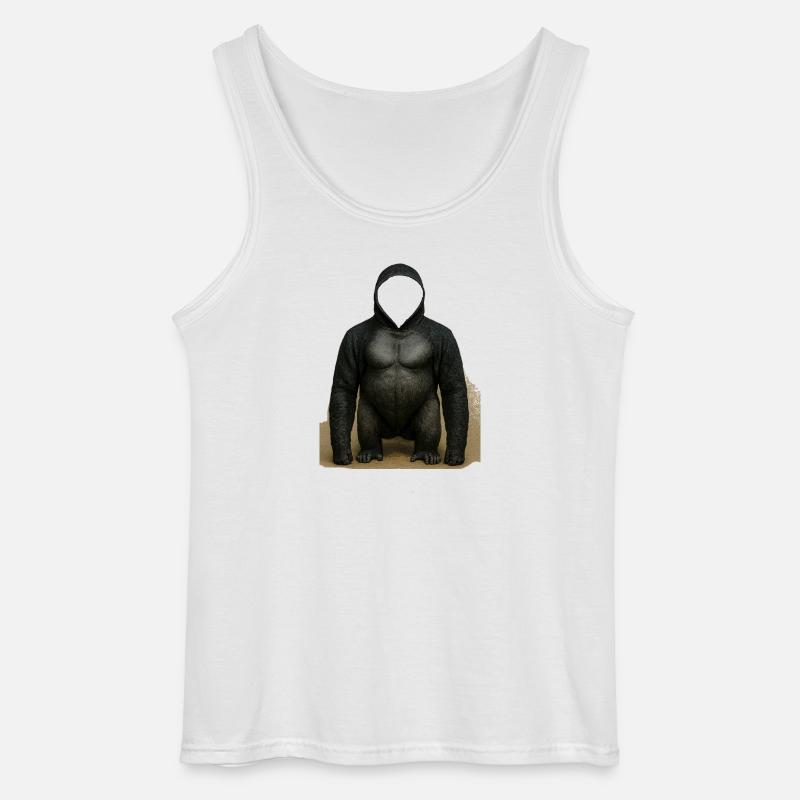 Shadow Gorilla Kapuzenpullover Design - Gildan Männer Tank Top - Weiß