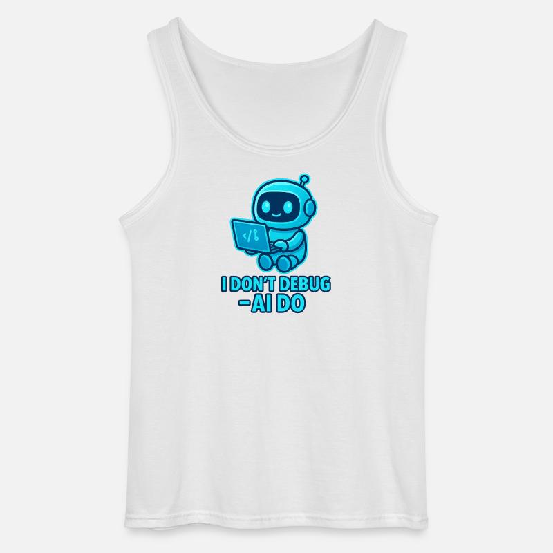 AI Debug: AI takes over debugging - Gildan Men’s Tank Top - white