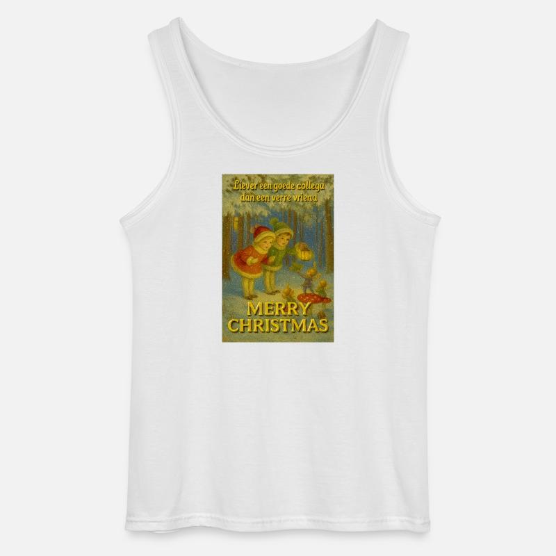 Weihnachtskollektion: Freundschaft über Distanz - Gildan Männer Tank Top - Weiß
