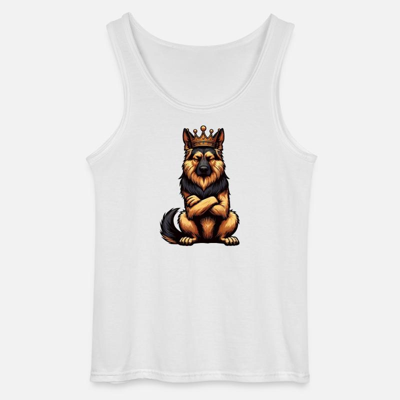 Deutscher Schäferhund Schäferhunde Schäferhunde - Gildan Männer Tank Top - Weiß