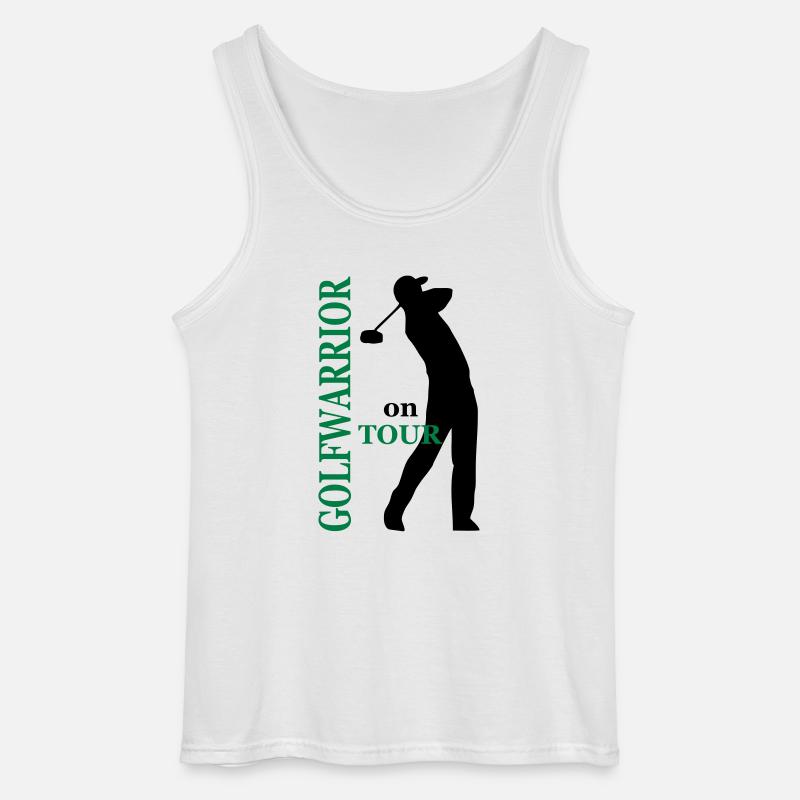 Golf - Gildan Männer Tank Top - Weiß