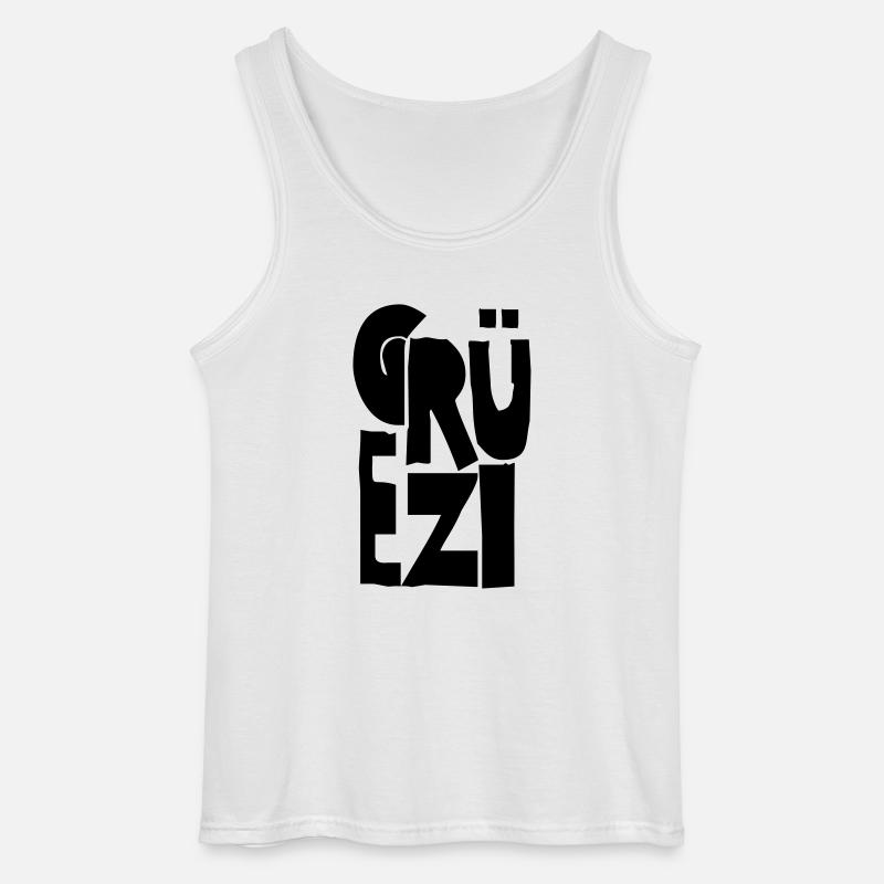 Gruezi - Gildan Männer Tank Top - Weiß