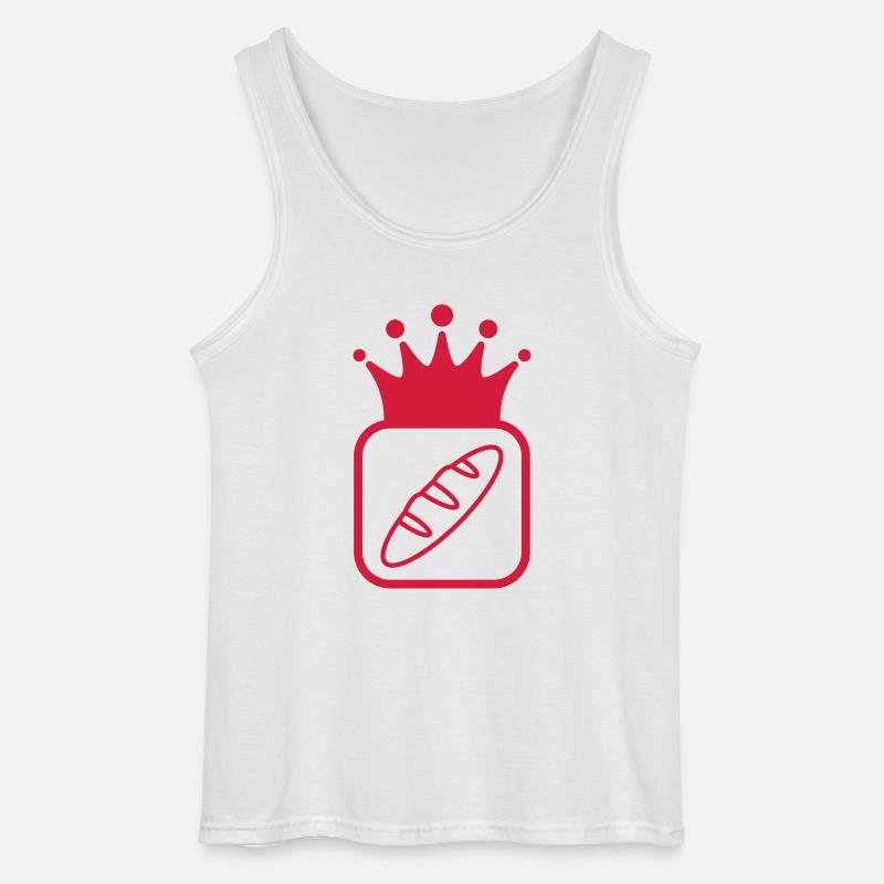 Bäcker / Bäckerei / Bäckerin / Brot - Gildan Männer Tank Top - Weiß