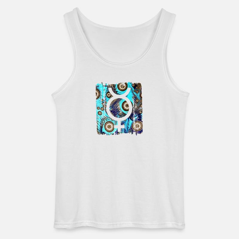 merkur e 268 - Gildan Männer Tank Top - Weiß