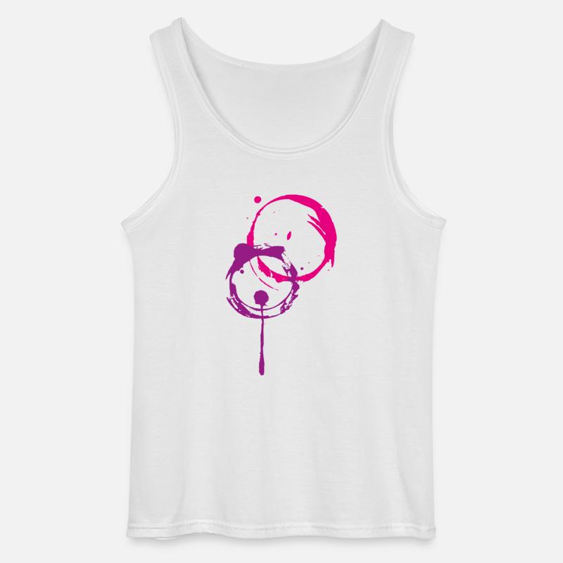Kreise - Gildan Männer Tank Top - Weiß