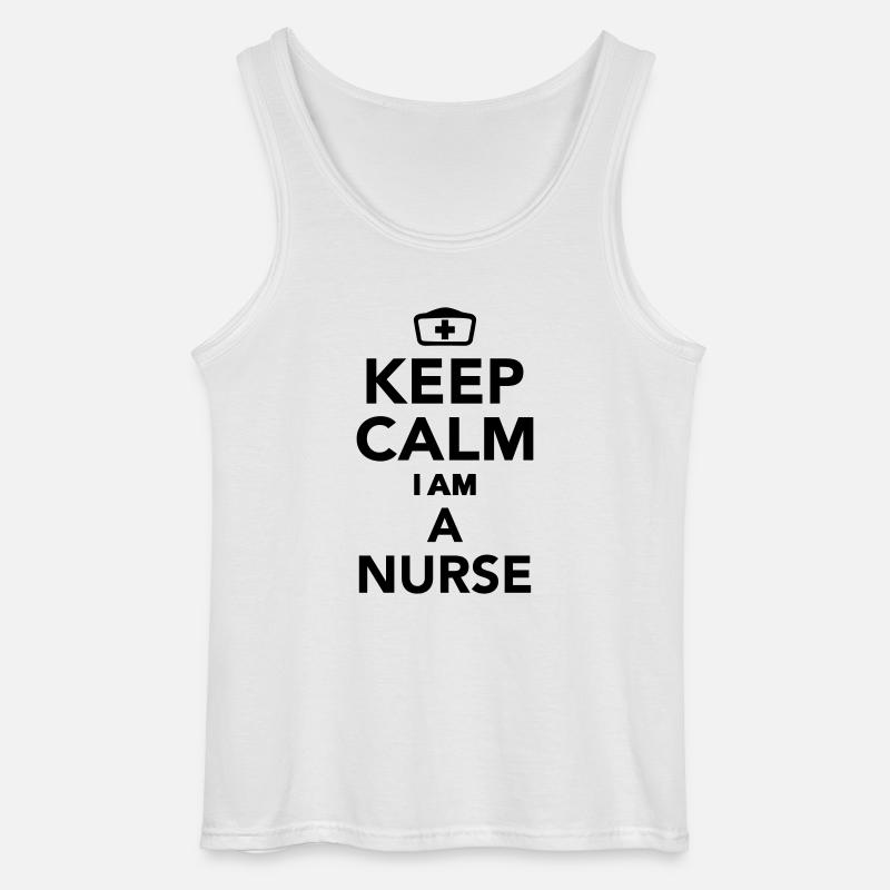 Krankenschwester - Gildan Männer Tank Top - Weiß