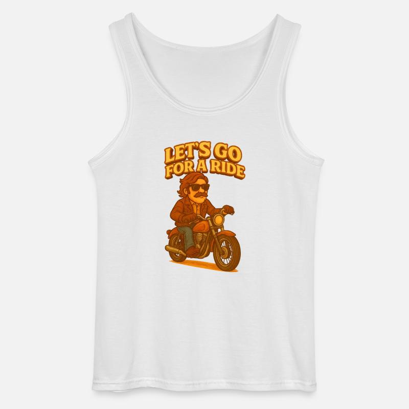 Auf geht's zu einer Fahrt - Gildan Männer Tank Top - Weiß