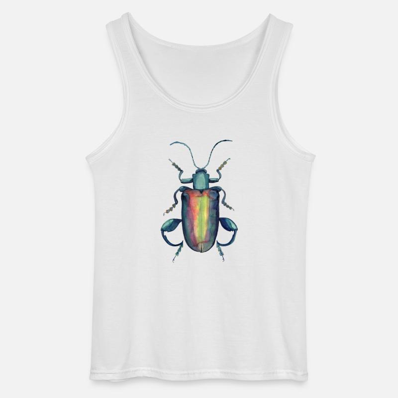 kaefer mit kräftigen Oberschenkeln - Gildan Männer Tank Top - Weiß