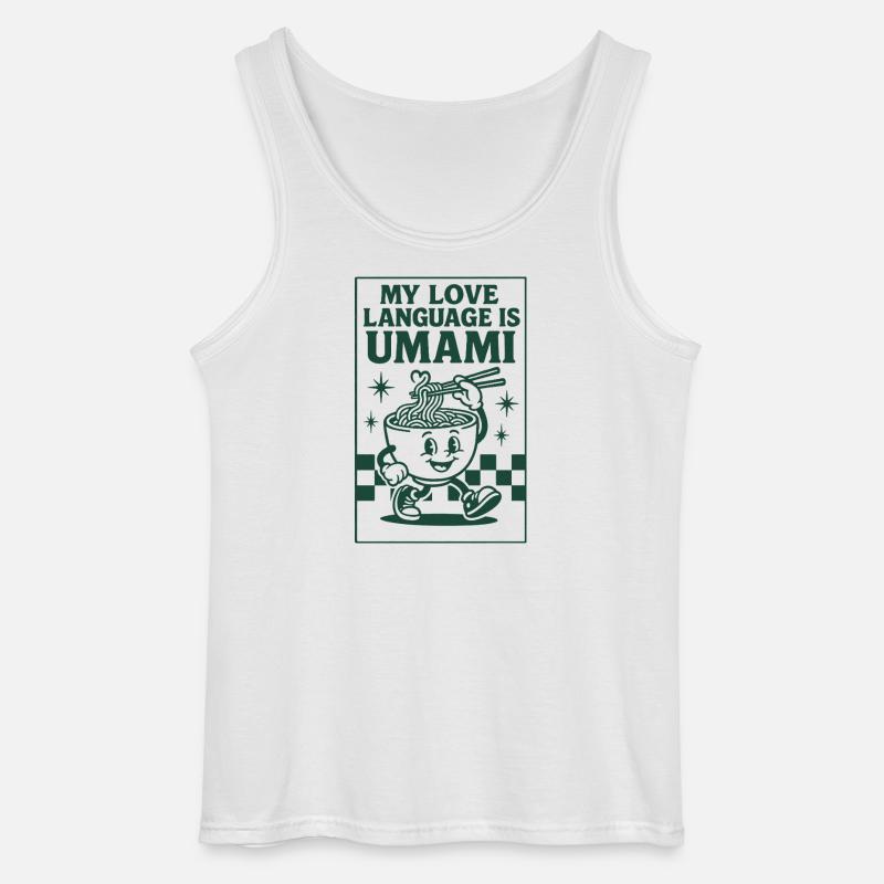 Umami, c’est l’amour | Nouilles ramen - Débardeur Gildan Homme - blanc