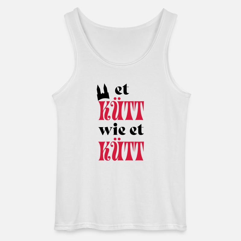 Karneval - Gildan Männer Tank Top - Weiß