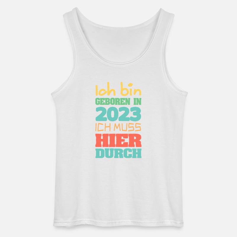 Bin 2023 - Gildan tanktop til mænd - hvid