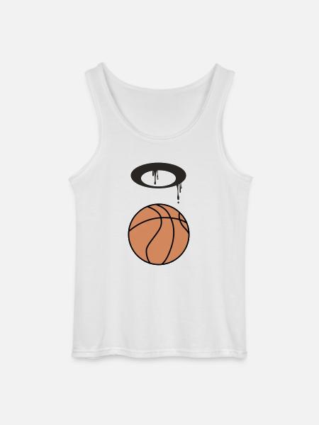 Basketball 5 0 Artboard 1 - Gildan Men’s Tank Top - white