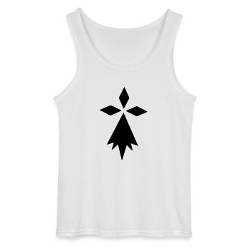 Symbole Bretagne - Débardeur Gildan Homme - blanc - Devant - AI Model Male 185 dark (185cm)
