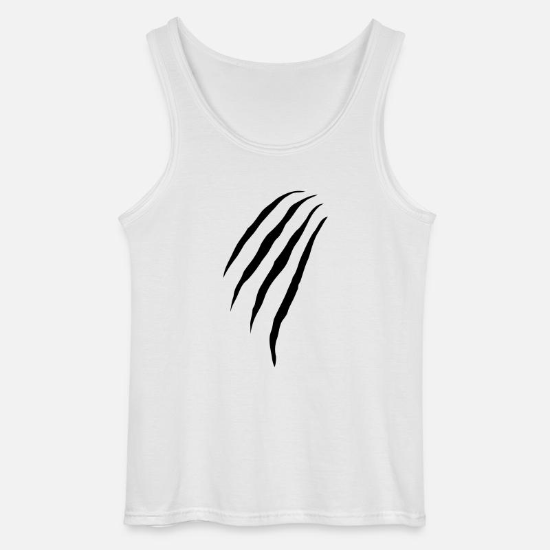 claws - Gildan Männer Tank Top - Weiß