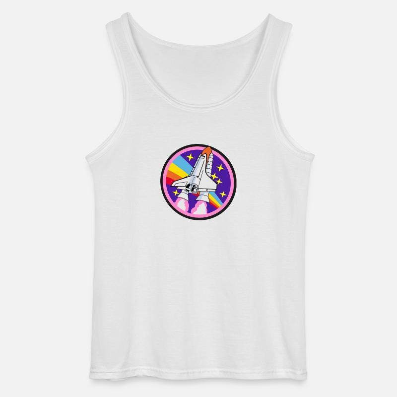 Space Shuttle - Gildan Männer Tank Top - Weiß
