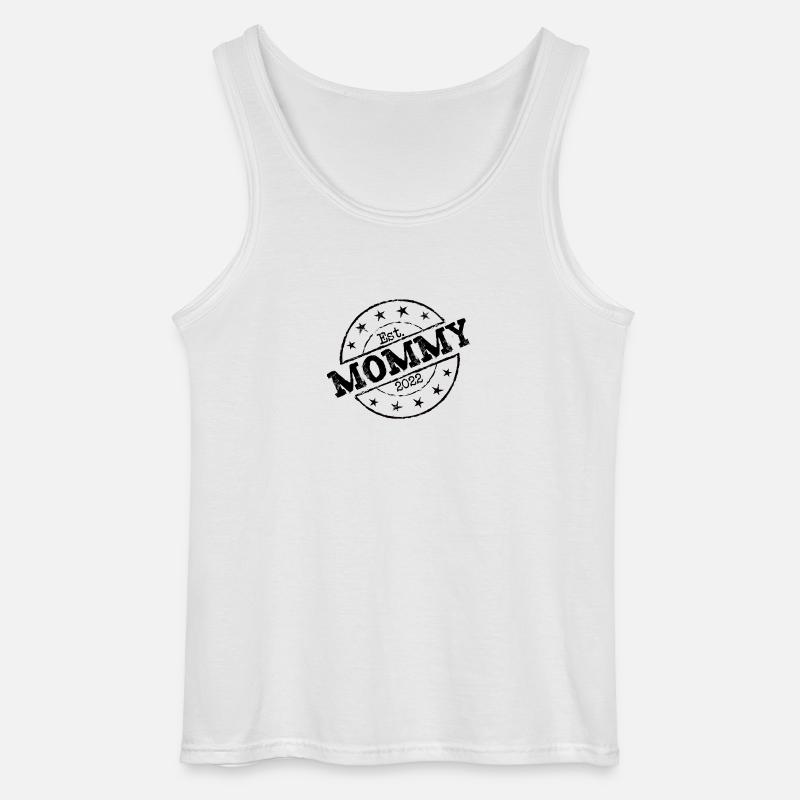 Mutter Mama seit 2022 Geburt - Gildan Männer Tank Top - Weiß