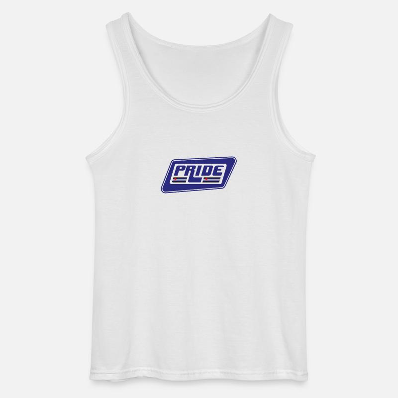 Pride Leather - Gildan Männer Tank Top - Weiß
