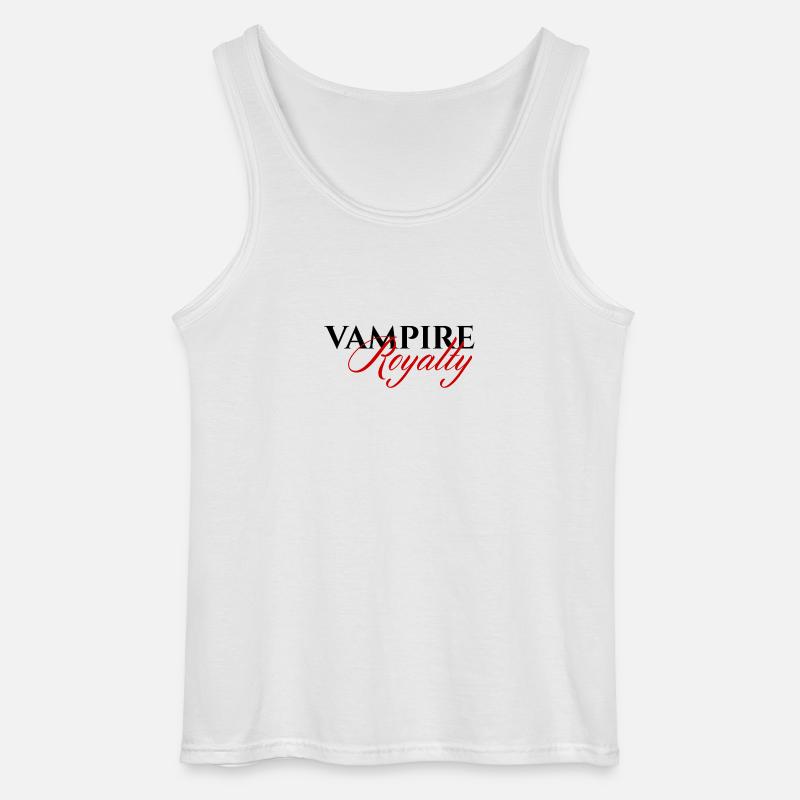 Fantasy / Vampire / Dracula: Vampire Royalty - Gildan Männer Tank Top - Weiß